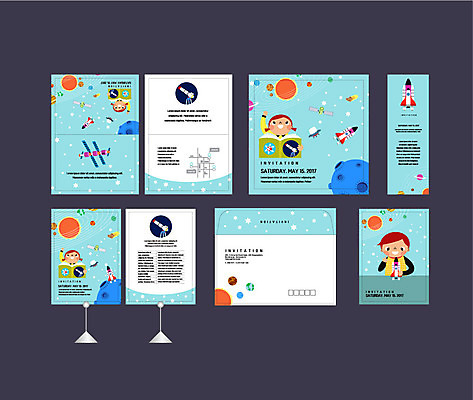 템플릿 배너템플릿 여자 남자 어린이 과학 이벤트 여러명 상반신 세트 우주 행성 로켓 현수막 전단 엽서 초대장 패키지 약도 행사세트 행사템플릿 AI파일 배너 다수 지도 카드_감사 사람 편지 홍보물 파일형식 벡터