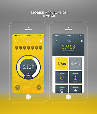 PSD 템플릿 웹템플릿 학교 디자인시안 모바일 사람없음 스마트폰 홈페이지 노란색 어플리케이션 신학기 모바일템플릿 모바일앱 이미지템플릿 교육 컬러 핸드폰 스마트기기 파일형식