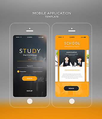 PSD 템플릿 여자 남자 웹템플릿 청소년 디자인시안 모바일 두명 스마트폰 홈페이지 노란색 한국인 어플리케이션 신학기 모바일템플릿 십대만 모바일앱 이미지템플릿 컬러 사람 동양인 핸드폰 스마트기기 파일형식