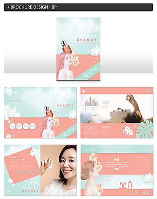 템플릿 여자 ZIP 40대 겨울 팜플렛 여러명 뷰티 세일 화장품 한국인 마사지 오일 스킨케어 앰플 성인여자만 인디자인 INDD 이미지템플릿 계절 음식 중년 다수 사람 동양인 여자만 성인만 파일형식