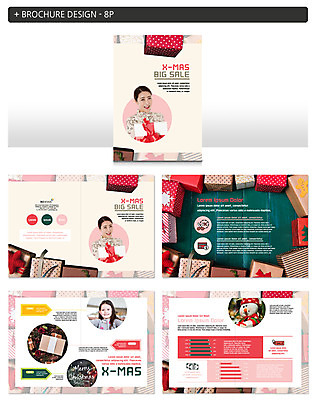 서양인 템플릿 여자 ZIP 어린이 크리스마스 겨울 선물 이벤트 팜플렛 20대 세명 선물상자 세일 눈사람인형 인디자인 INDD 이미지템플릿 외국인 계절 기념일 인형 사람 청년 상자 파일형식