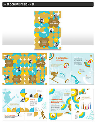 서양인 템플릿 여자 남자 ZIP 겨울 스키 스키장 팜플렛 여러명 20대 성인만 인디자인 INDD 이미지템플릿 외국인 계절 다수 겨울스포츠 사람 청년 파일형식