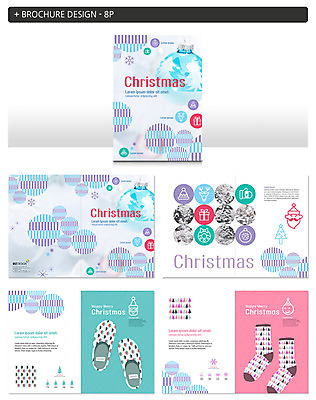 템플릿 ZIP 크리스마스 겨울 양말 실내화 이벤트 팜플렛 사람없음 장식볼 눈 인디자인 INDD 이미지템플릿 자연요소 계절 기념일 신발 날씨 장식 파일형식