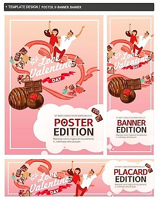 PSD 배너 커플 배너템플릿 여자 남자 가로배너 ZIP 포스터 리본 세로배너 음식 발렌타인데이 성인 두명 세트 초콜릿 현수막 하트 모양 템플릿 관계 데이이벤트 디저트 사람 가로 세로 파일형식