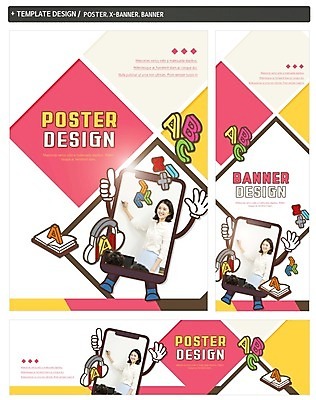 PSD 배너 알파벳 배너템플릿 여자 교육 가로배너 ZIP 포스터 세로배너 수업 성인 책 스마트폰 세트 교사 헤드폰 한국인 현수막 온라인강의 템플릿 직업 영어 음향기기 사람 동양인 가로 세로 핸드폰 스마트기기 강의 파일형식 언택트