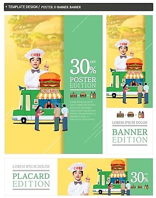 PSD 배너 배너템플릿 여자 남자 가로배너 ZIP 포스터 세로배너 어린이 음식 여러명 성인 세트 세일 요리사 한국인 햄버거 현수막 푸드트럭 템플릿 직업 다수 패스트푸드 사람 동양인 가로 세로 트럭 파일형식