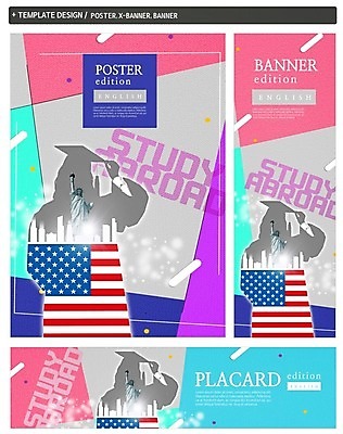 PSD 배너 배너템플릿 여자 교육 가로배너 실루엣 ZIP 포스터 세로배너 학사모 졸업 한명 세트 미국 현수막 성조기 자유의여신상 대학교육 어학연수 템플릿 모자_잡화 1 북아메리카 촬영기법 사람 가로 세로 세계문화유산 국기 유학 파일형식