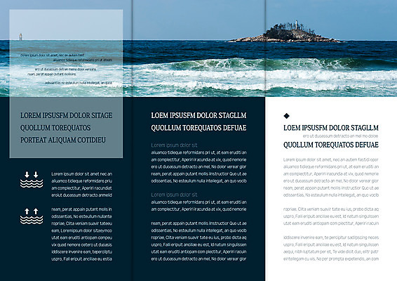 템플릿 표지디자인 북디자인 출판디자인 내지 리플렛 파도 바다 섬 북커버 3단접지 자연 팜플렛 사람없음 이미지템플릿 AI파일 생태계 파일형식 벡터