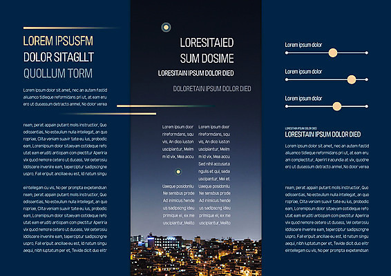 템플릿 표지디자인 북디자인 출판디자인 내지 리플렛 북커버 3단접지 빌딩 팜플렛 사람없음 도시 야간 이미지템플릿 AI파일 자연요소 건물 파일형식 벡터