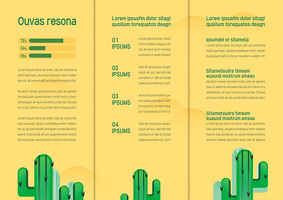 템플릿 표지디자인 북디자인 출판디자인 내지 리플렛 북커버 3단접지 자연 그래프 선인장 팜플렛 사람없음 이미지템플릿 AI파일 식물 생태계 파일형식 벡터