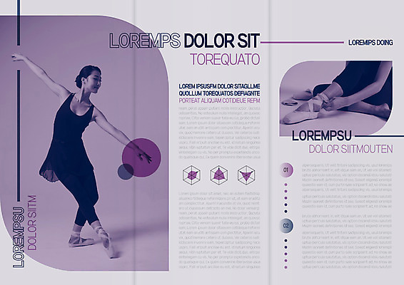 템플릿 우먼라이프 표지디자인 북디자인 출판디자인 여자 내지 리플렛 북커버 3단접지 팜플렛 20대 성인 두명 한국인 발레 발레리나 토슈즈 이미지템플릿 AI파일 라이프스타일 신발 사람 동양인 청년 춤 파일형식 벡터