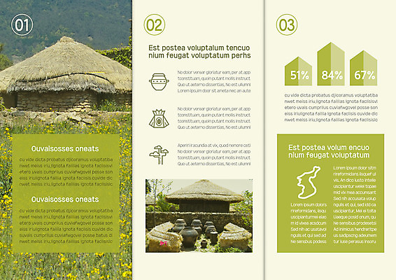 템플릿 표지디자인 북디자인 출판디자인 내지 리플렛 고건축 북커버 3단접지 그래프 주택 초가집 팜플렛 사람없음 항아리 한반도 이미지템플릿 AI파일 건축물 한옥 건물 도자기 파일형식 벡터