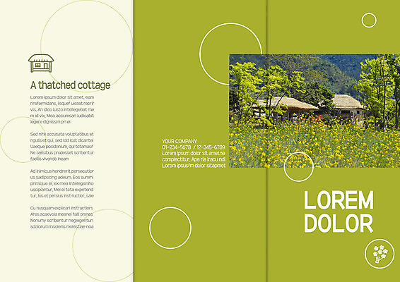 나무 템플릿 표지디자인 북디자인 출판디자인 표지 리플렛 고건축 꽃밭 북커버 3단접지 주택 초가집 팜플렛 사람없음 이미지템플릿 AI파일 식물 건축물 꽃 한옥 건물 파일형식 벡터