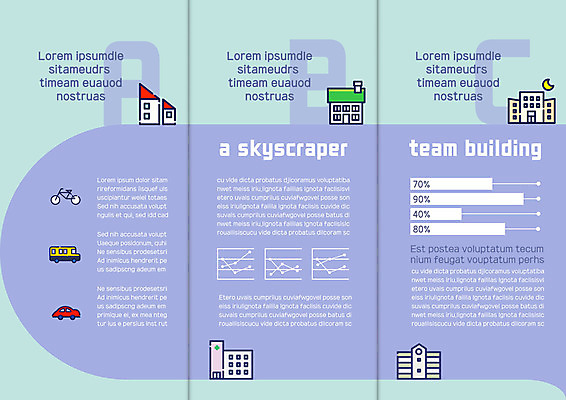 템플릿 표지디자인 북디자인 출판디자인 내지 리플렛 북커버 3단접지 자동차 그래프 버스 주택 빌딩 팜플렛 사람없음 자전거 이미지템플릿 AI파일 육상교통 대중교통 건물 바이크 파일형식 벡터