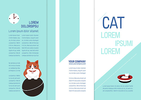 템플릿 모자 표지디자인 북디자인 출판디자인 표지 리플렛 시계 두마리 북커버 3단접지 공 팜플렛 사람없음 반려동물 고양이 반려 이미지템플릿 AI파일 동물 잡화 2 포유류 파일형식 벡터