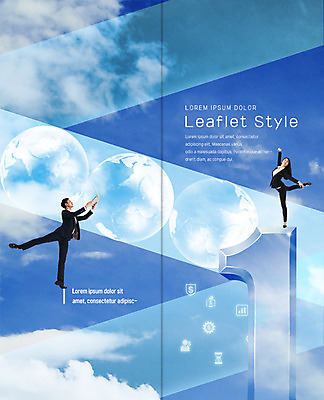 PSD 구름 템플릿 1 표지디자인 북디자인 출판디자인 여자 표지 남자 지구 리플렛 2단접지 북커버 비즈니스 하늘 팜플렛 20대 성인 두명 한국인 춤 비즈니스맨 비즈니스우먼 성인만 이미지템플릿 자연요소 문화예술 사람 동양인 청년 직장인 파일형식