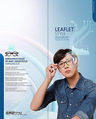 PSD 템플릿 표지디자인 북디자인 출판디자인 표지 남자 안경 리플렛 2단접지 북커버 스마트라이프 한명 팜플렛 20대 한국인 스마트 이미지템플릿 1 라이프스타일 잡화 컨셉 사람 동양인 청년 파일형식