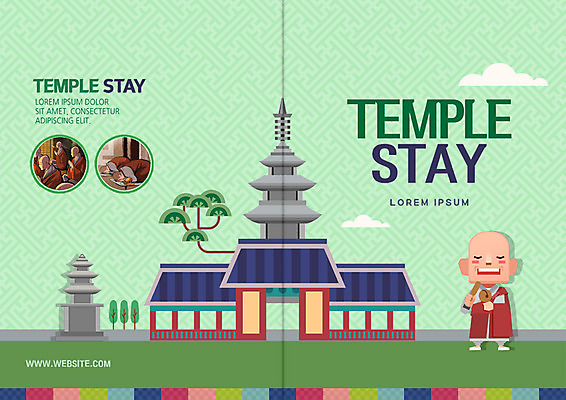 PSD 템플릿 한국전통 표지디자인 북디자인 출판디자인 표지 남자 리플렛 북커버 팜플렛 여러명 성인 사찰 석탑 승려 전통체험 템플스테이 이미지템플릿 전통 다수 불교 종교건축 한국 사람 탑 체험 성직자 파일형식