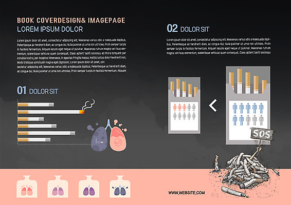 PSD 템플릿 표지디자인 북디자인 출판디자인 내지 리플렛 북커버 그래프 담배 팜플렛 사람없음 허파 금연 담배꽁초 담배갑 폐암 이미지템플릿 캠페인 호흡기관 사회이슈 암 파일형식