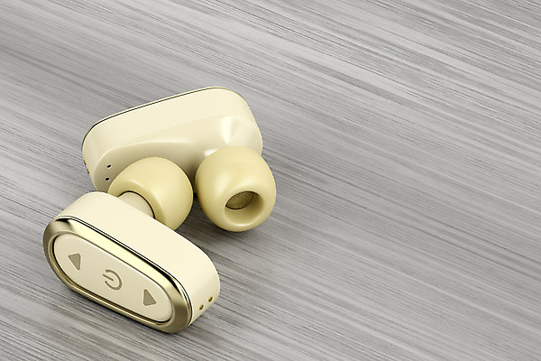 포토 JPG 해외이미지 음악 이어폰 사람없음 목재 3D 헤드폰 소리 황금 무선전화기 전자 오디오 스테레오 카피스페이스 해외202004 해외포토 나무 음향기기 재료 문화예술 전자제품 공백 전화기 디지털합성 파일형식 이미지허브