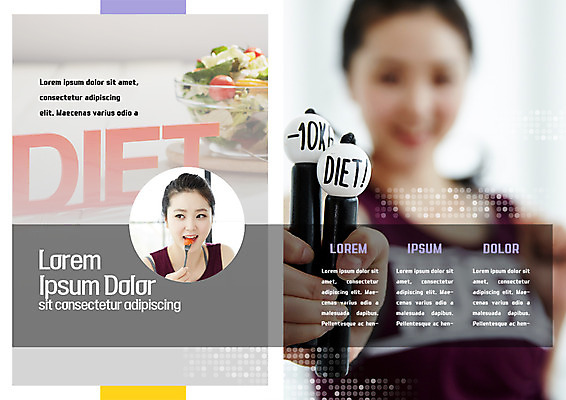 PSD 템플릿 우먼라이프 표지디자인 북디자인 출판디자인 여자 내지 리플렛 다이어트 북커버 팜플렛 20대 성인 두명 운동 운동기구 샐러드 한국인 먹기 이미지템플릿 라이프스타일 음식 모션 건강 사람 동양인 청년 헬스 파일형식