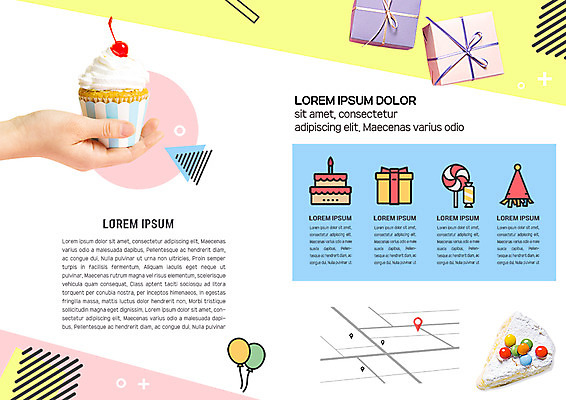 PSD 템플릿 표지디자인 북디자인 손 출판디자인 내지 리플렛 북커버 막대사탕 들기 이벤트 팜플렛 신체부위 선물상자 파티 고깔모자 컵케이크 풍선 약도 이미지템플릿 모자_잡화 지도 모션 사탕 선물 사람 상자 케이크 파일형식