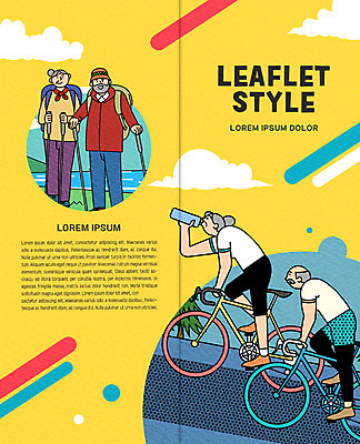 PSD 템플릿 표지디자인 북디자인 출판디자인 여자 표지 노년 남자 리플렛 2단접지 북커버 팜플렛 여러명 실버라이프 자전거 노부부 트래킹 물병 사이클링 이미지템플릿 라이프스타일 부부 다수 레저 사람 성인 바이크 물통 육상스포츠 파일형식