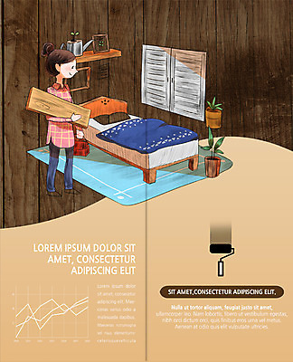 PSD 템플릿 표지디자인 북디자인 출판디자인 여자 내지 화분 리플렛 2단접지 북커버 창문 그래프 선반 한명 팜플렛 성인 목재 인테리어 침대 페인트롤러 DIY 이미지템플릿 나무 1 디자인 가구 재료 사람 취미 파일형식