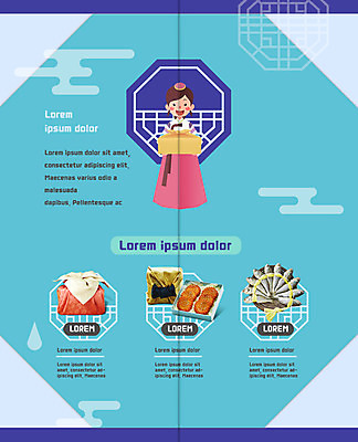 PSD 템플릿 한국전통 표지디자인 북디자인 출판디자인 여자 명절 내지 리플렛 2단접지 북커버 선물 한명 팜플렛 성인 보자기 한복 약과 굴비 이미지템플릿 1 전통 기념일 한국 어류 사람 전통음식 전통의상 파일형식 천_직물