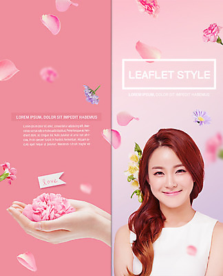 PSD 템플릿 우먼라이프 표지디자인 북디자인 손 출판디자인 여자 표지 꽃잎 리플렛 2단접지 북커버 웃음 팜플렛 20대 성인 두명 신체부위 한국인 카네이션 이미지템플릿 라이프스타일 꽃 표정 사람 동양인 청년 파일형식