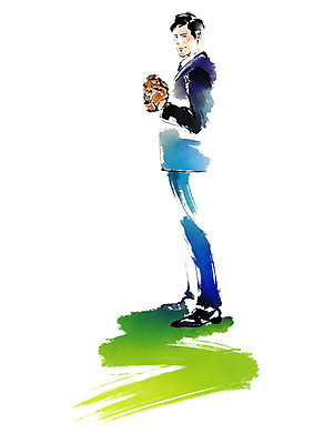 전신 PSD 남자 일러스트 캘리그라피 붓터치 한명 서기 성인 야구 야구글러브 비즈니스맨 국내일러스트 1 비즈니스 모션 사람 구기 글러브 직장인 파일형식