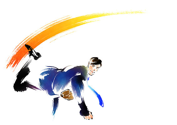 PSD 남자 일러스트 캘리그라피 붓터치 한명 성인 야구 야구글러브 비즈니스맨 던지기 투수 국내일러스트 1 비즈니스 모션 사람 구기 글러브 야구선수 직장인 파일형식