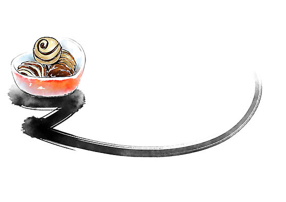 PSD 그릇 음식 일러스트 캘리그라피 붓터치 발렌타인데이 사람없음 초콜릿 국내일러스트 식기 데이이벤트 디저트 파일형식