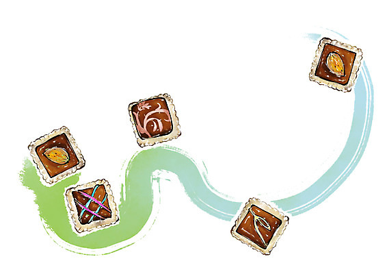 PSD 음식 일러스트 캘리그라피 발렌타인데이 사람없음 초콜릿 아몬드 국내일러스트 데이이벤트 디저트 견과류 파일형식