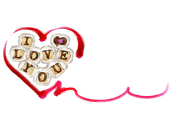 PSD 음식 일러스트 캘리그라피 붓터치 발렌타인데이 사랑 사람없음 초콜릿 하트 아이러브유 국내일러스트 모양 감정 데이이벤트 디저트 파일형식