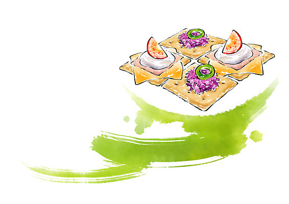 PSD 음식 일러스트 캘리그라피 붓터치 사람없음 쿠키 카나페 크림비스켓 국내일러스트 디저트 서양음식 파일형식