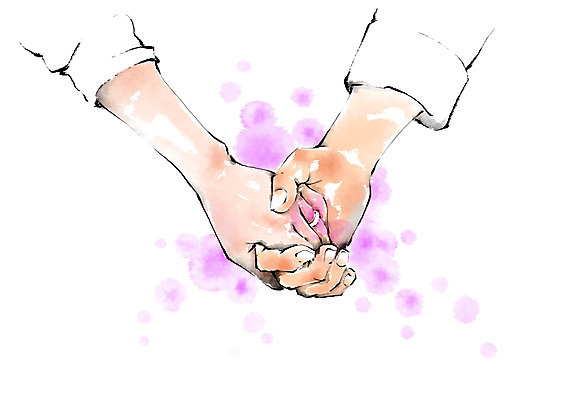 PSD 손 커플 프로포즈 일러스트 캘리그라피 손짓 두명 신체부위 손잡기 반지 국내일러스트 장신구 관계 모션 사람 파일형식