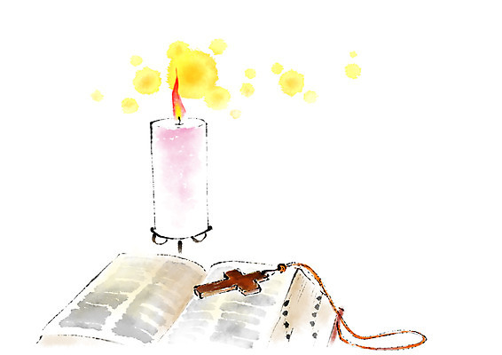 PSD 기독교 십자가 일러스트 목걸이 캘리그라피 촛불 기독교용품 사람없음 성경 십자가목걸이 국내일러스트 종교 장신구 초 종교용품 파일형식