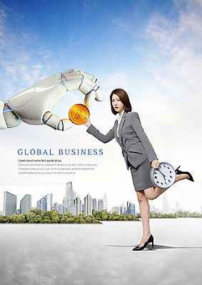 전신 PSD 구름 편집 편집이미지 여자 시계 하늘 한명 서기 빌딩 20대 성인 금융 글로벌비즈니스 동전 한국인 비즈니스우먼 로봇 로봇팔 성인여자한명만 이미지편집 자연요소 1 돈 비즈니스 모션 사람 동양인 청년 건물 경제 글로벌 직장인 여자한명만 성인여자만 파일형식