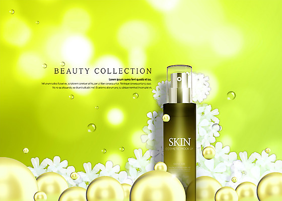 PSD 편집 편집이미지 꽃 사람없음 뷰티 화장품 물방울 스킨 스킨케어 이미지편집 식물 파일형식