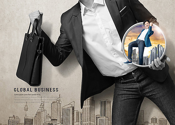 PSD 편집 편집이미지 남자 서류가방 들기 빌딩 20대 성인 두명 글로벌비즈니스 파이팅 한국인 비즈니스맨 성인남자만 이미지편집 가방 비즈니스 모션 사람 동양인 청년 건물 글로벌 직장인 남자만 성인만 파일형식