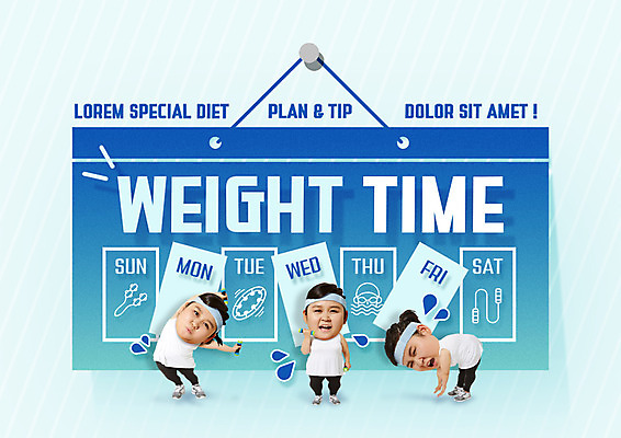 전신 PSD 편집 편집이미지 여자 다이어트 성인 세명 30대 운동 스트레칭 한국인 달력 계획 비만 이미지편집 컨셉 건강 사람 동양인 장년 몸매 파일형식