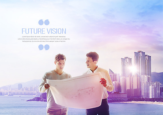 PSD 서양인 구름 편집 편집이미지 남자 바다 하늘 미래 빌딩 상반신 20대 성인 두명 설계도 비즈니스맨 비전 성인남자만 이미지편집 자연요소 외국인 컨셉 비즈니스 건설업 사람 청년 건물 직장인 남자만 성인만 파일형식