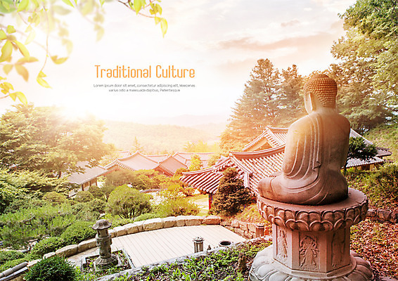 PSD 나무 구름 편집 편집이미지 한국전통 전통문화 불교 하늘 한옥 사람없음 노을 불상 이미지편집 자연요소 식물 전통 종교 문화 고건축 한국 파일형식