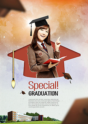 PSD 편집 편집이미지 학생 여자 교복 학사모 학교 청소년 한명 웃음 상반신 책 한국인 청소년교육 이미지편집 모자_잡화 1 옷 교육 졸업 표정 사람 동양인 파일형식