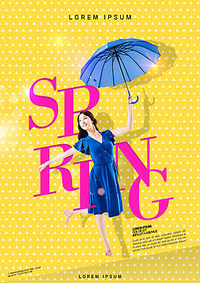 전신 PSD 편집 편집이미지 여자 우산 한명 서기 이벤트 20대 세일 봄 한국인 춤 이미지편집 1 계절 모션 문화예술 사람 동양인 청년 파일형식