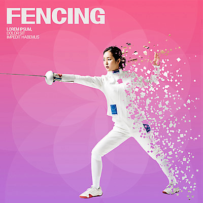 전신 PSD 편집 편집이미지 여자 한명 서기 20대 성인 운동 한국인 펜싱 펜싱선수 찌르기 펜싱검 이미지편집 1 스포츠 모션 운동선수 건강 사람 동양인 청년 펜싱용품 파일형식