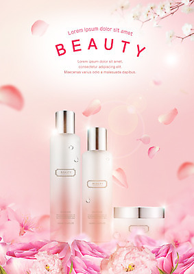 PSD 편집 편집이미지 꽃잎 꽃 사람없음 뷰티 화장품 물방울 나뭇가지 스킨케어 낙화 이미지편집 나무 식물 파일형식