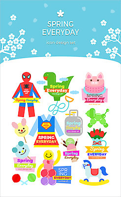 아이콘 옷 아이스크림 사탕 사람없음 세트 케이크 꽃병 봄 목마 공룡 풍선 솜사탕 슈퍼우먼 헬륨 2D아이콘 AI파일 계절 여자 꽃 파충류 디저트 원소 파일형식 벡터