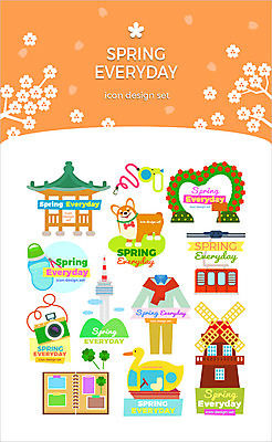 아이콘 한마리 옷 사람없음 세트 소풍 카메라 봄 풍차 네잎클로버 앨범 케이블카 남산타워 오리배 웰시코기 정자각 텀블러 2D아이콘 AI파일 식물 1 계절 컵 전자제품 야외활동 개 클로버 남산 파일형식 벡터